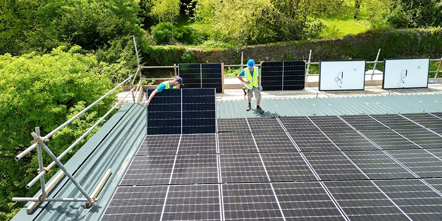 Farm Solar Panel Installation Riverford 1