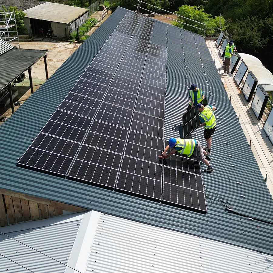 Farm Solar Panel Installation Riverford 3