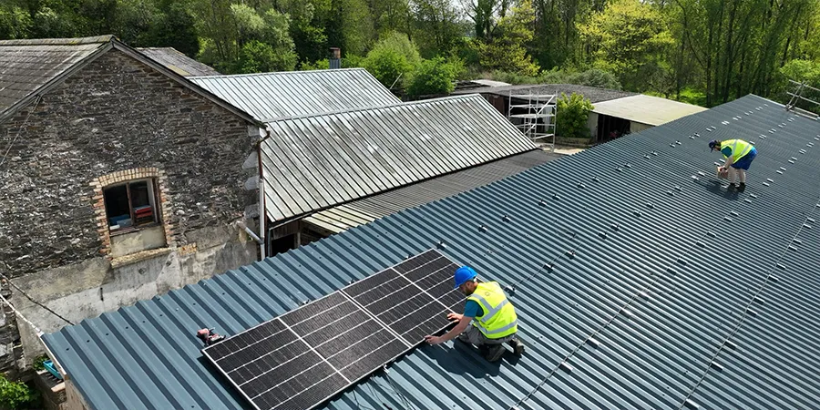 Farm Solar Panel Installation Riverford